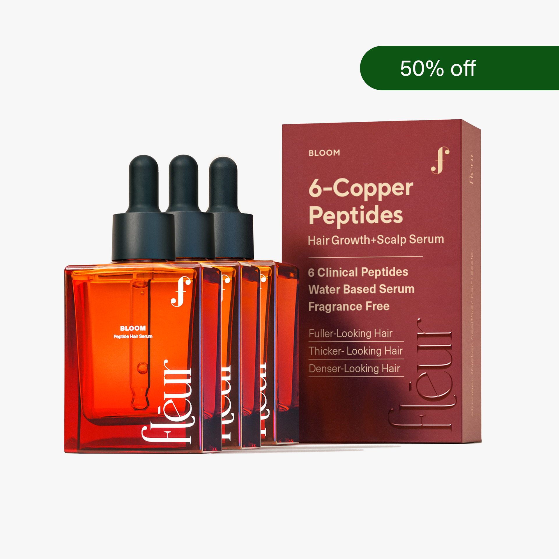 3 x hair+scalp serum